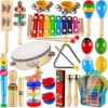 Wooden Percussion Instrument Set for Toddlers