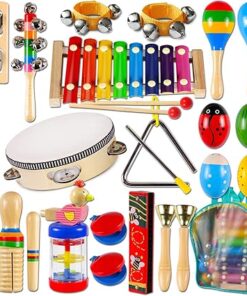 Wooden Percussion Instrument Set for Toddlers